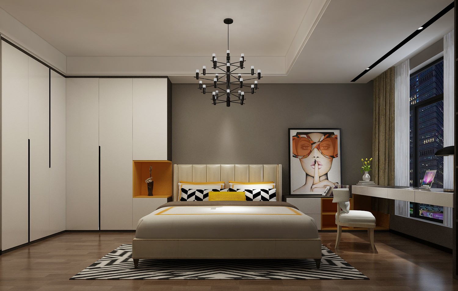 建业森林半岛85㎡现代简约loft